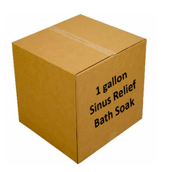 Bulk Bath Soak: Sinus Relief 1 Gallon