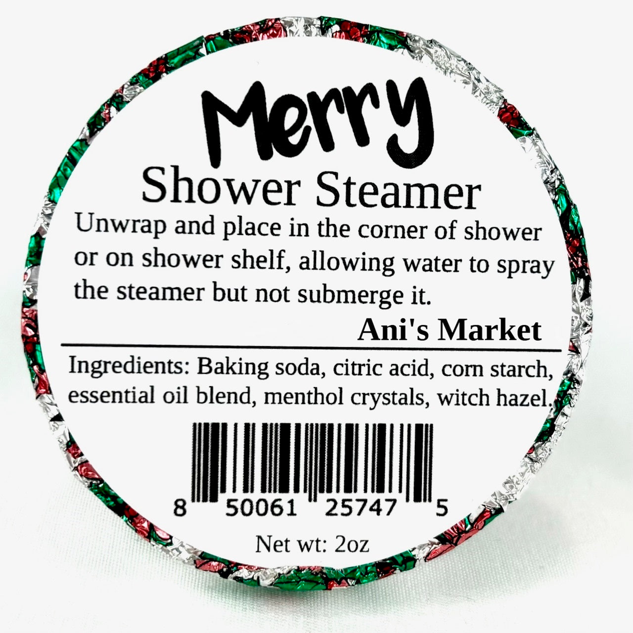Merry - Eucalyptus Holiday Steamer (Pack of 10)