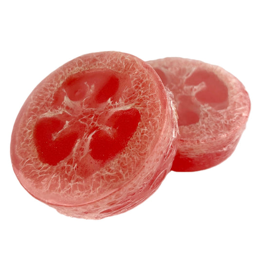 Strawberry Fields Luffa Soap