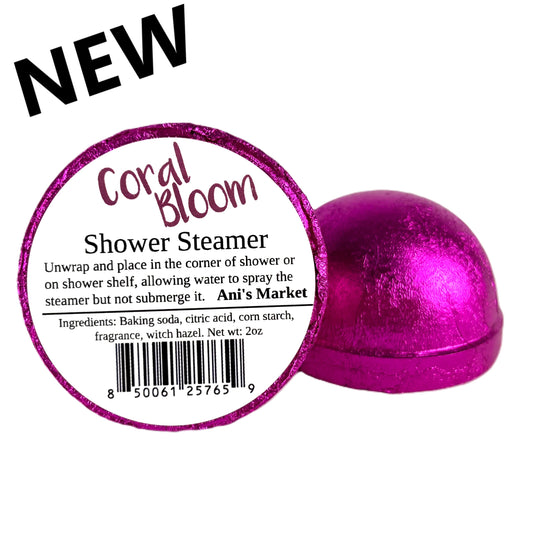 Coral Bloom - Fragrance Shower Steamer (Pack of 10)