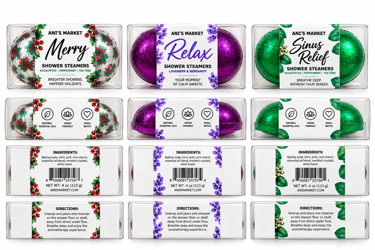 Shower Steamer Gift Boxes –2 Pack