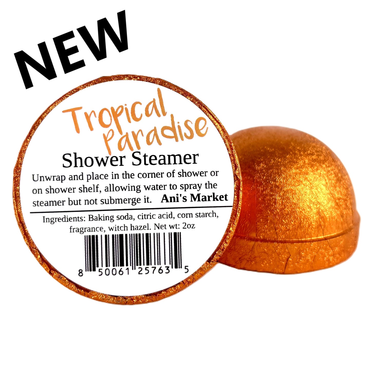 Tropical Paradise - Fragrance Shower Steamer (Pack of 10)