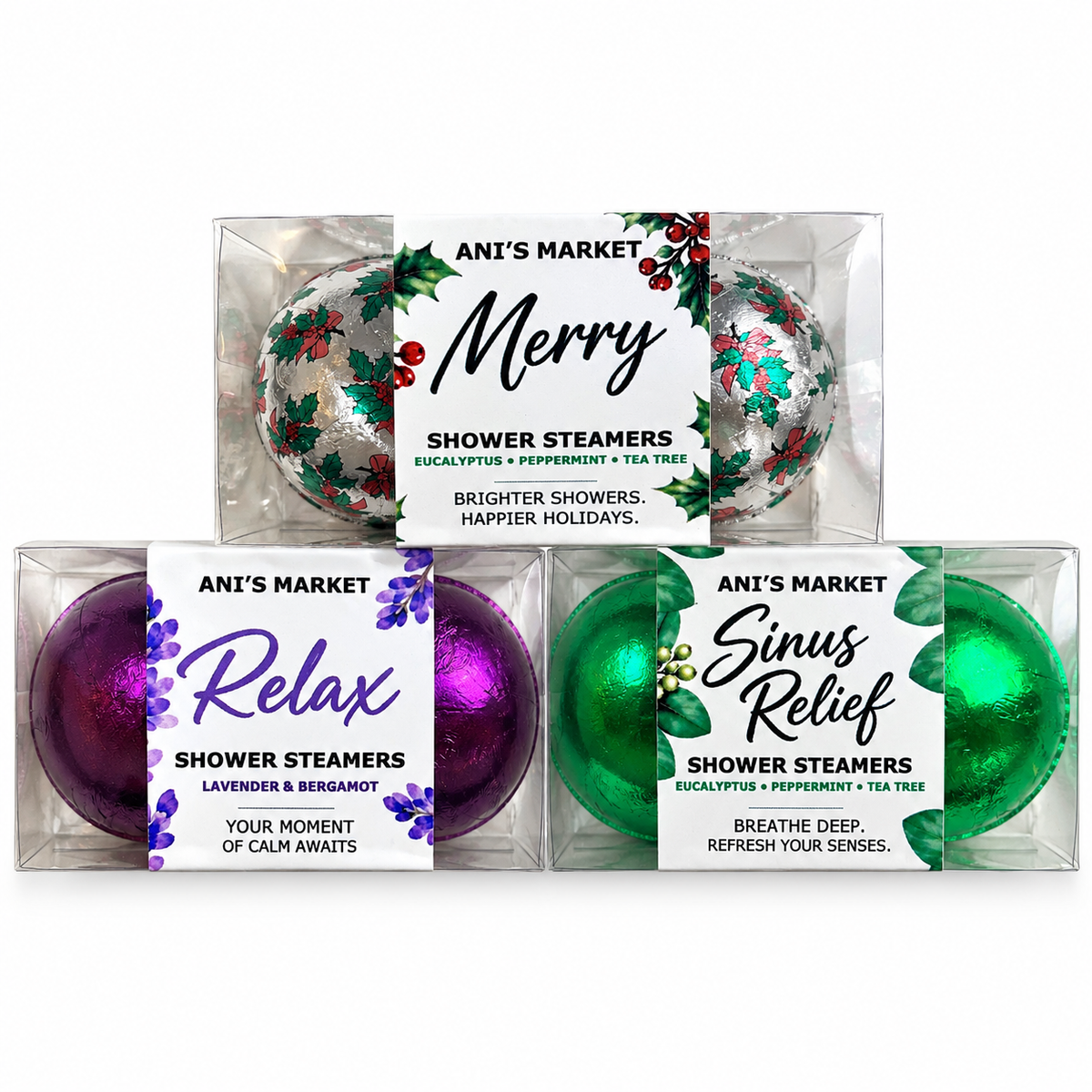 Shower Steamer Gift Boxes –2 Pack