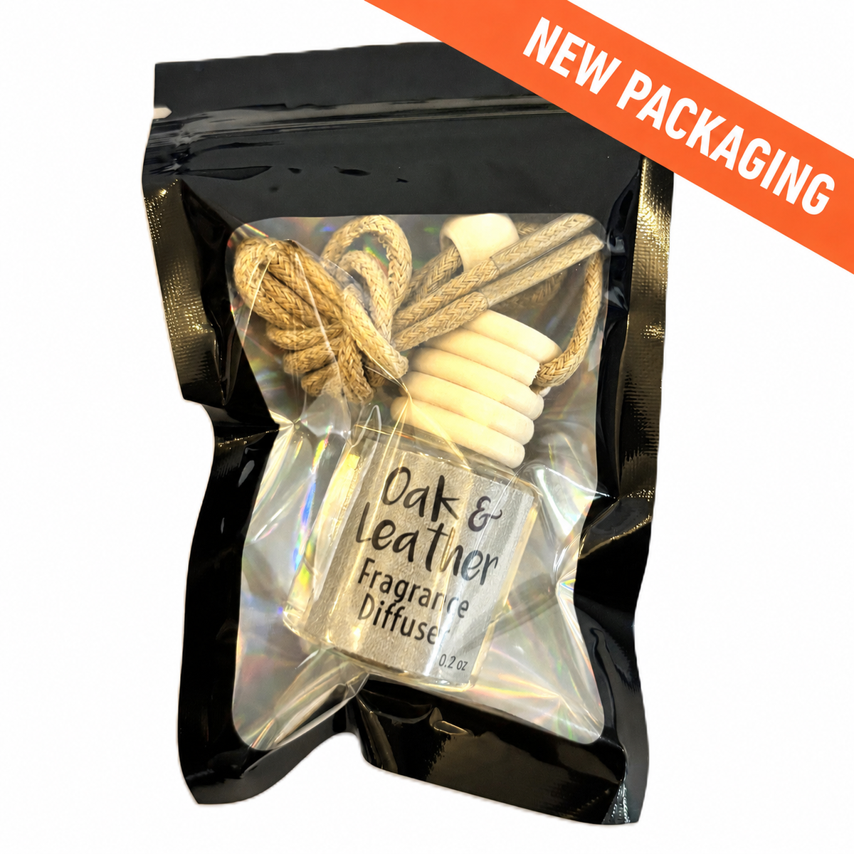 Oak & Leather Car Air Freshener Fragrance Diffuser