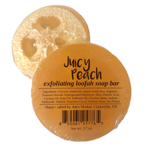 Juicy Peach Luffa Soap