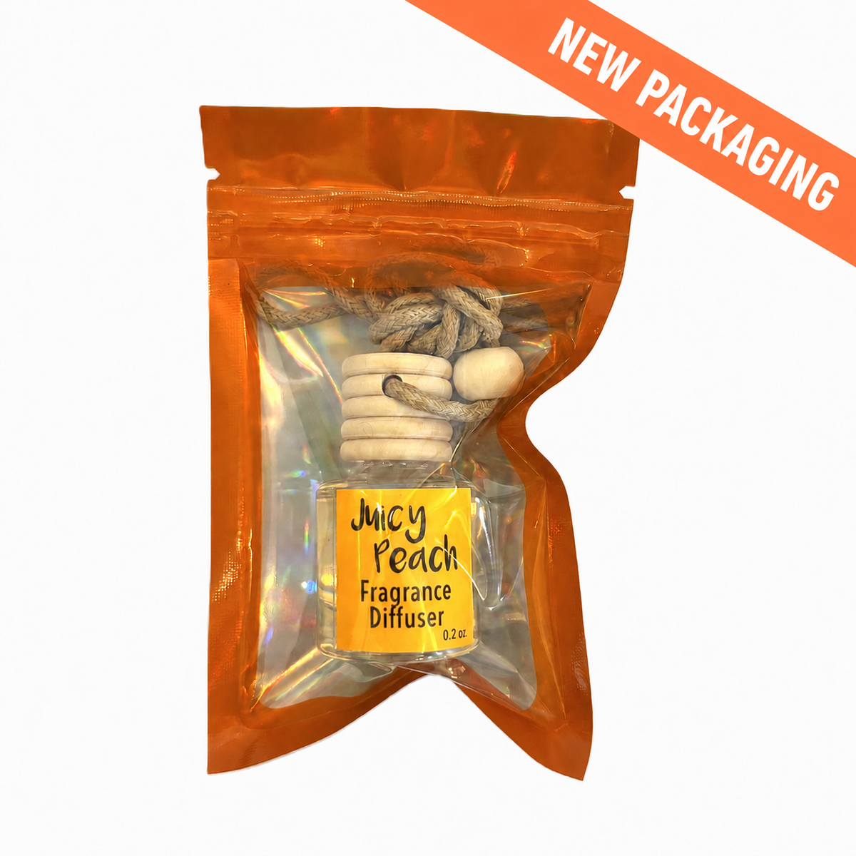 Juicy Peach Car Air Freshener Fragrance Diffuser