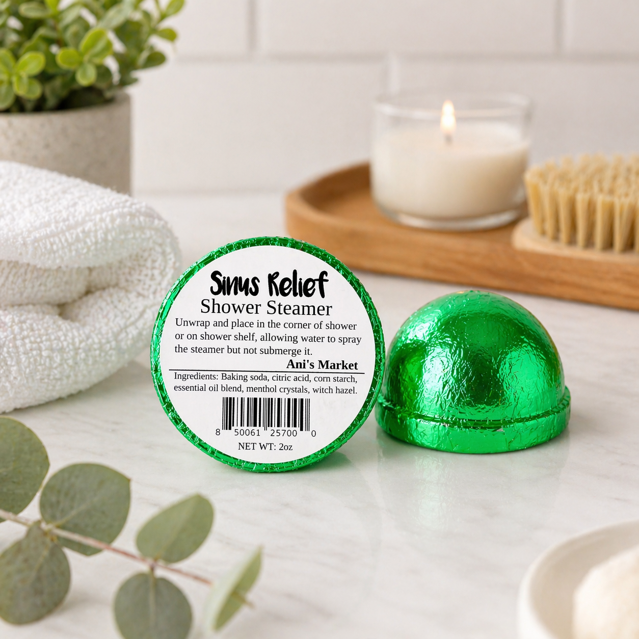 Eucalyptus, Tea Tree & Peppermint Steamer (Pack of 10)